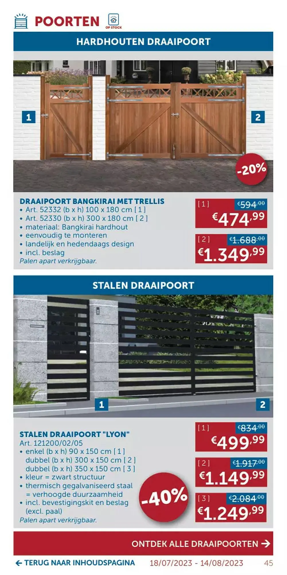 Zelfbouwmarkt Folder van 24 juli tot 24 juli 2023 - folder pagina 44