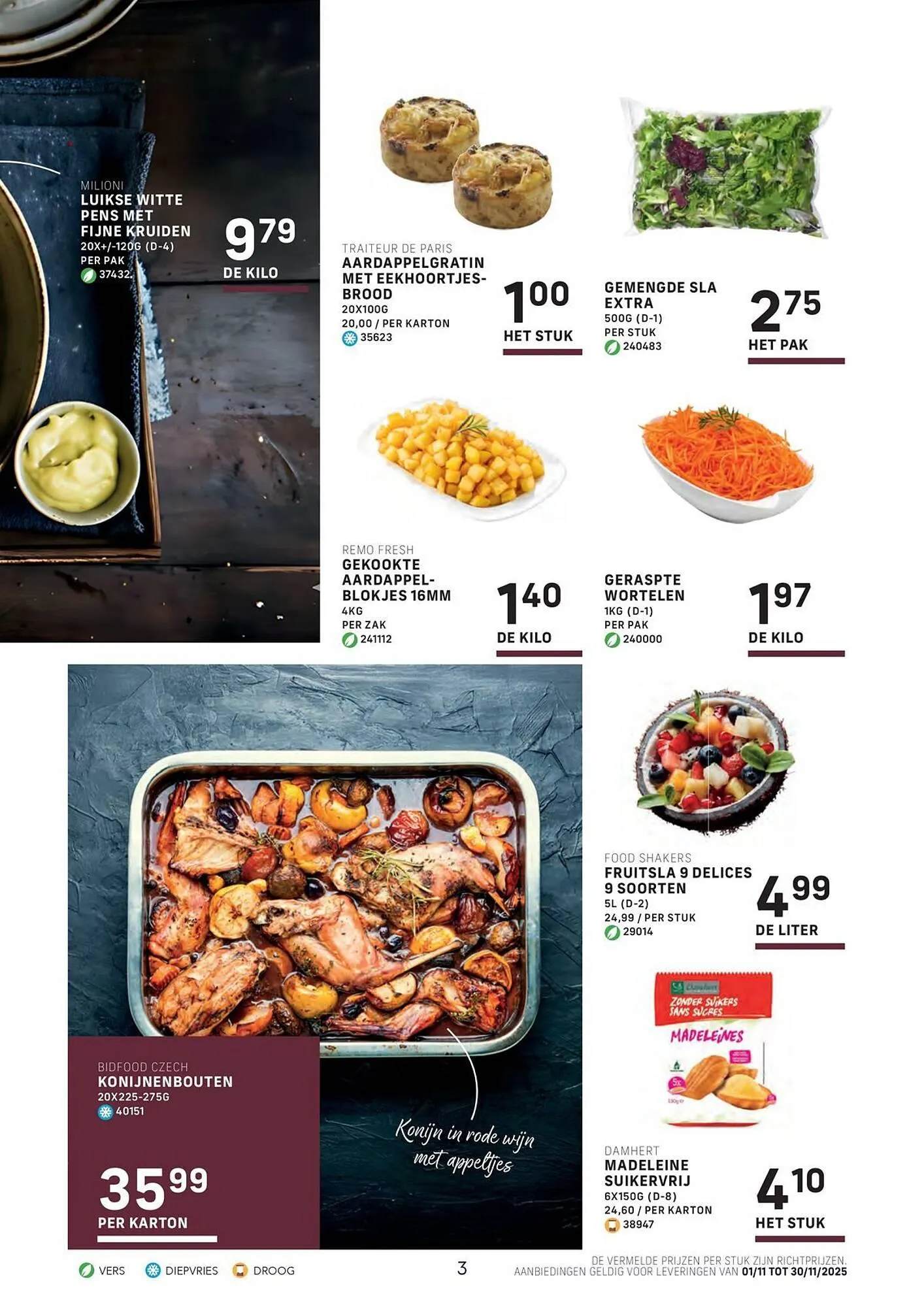 Bidfood folder van 31 oktober tot 30 november 2025 - folder pagina 3