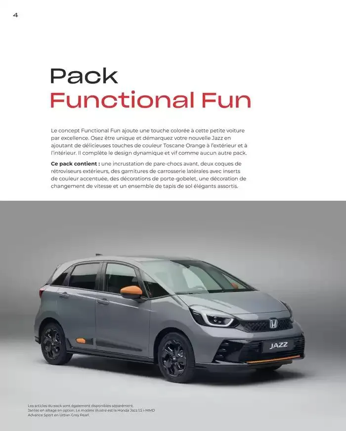 Honda Jazz e:HEV Accessoires van 14 oktober tot 14 oktober 2025 - folder pagina 6