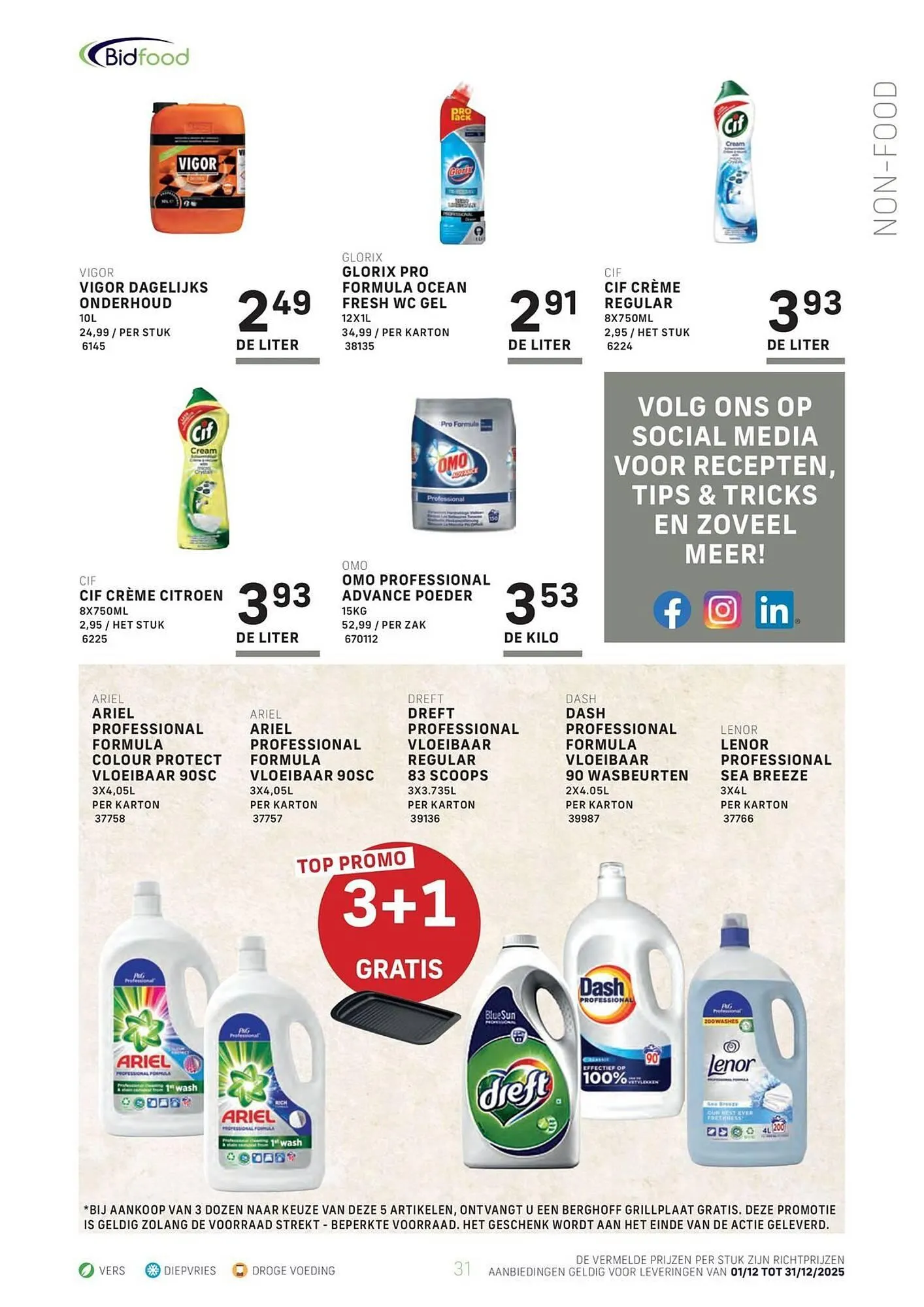 Bidfood magazine van 2 december tot 31 december 2025 - folder pagina 31