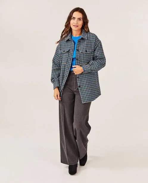 Hemd met abstract patroon