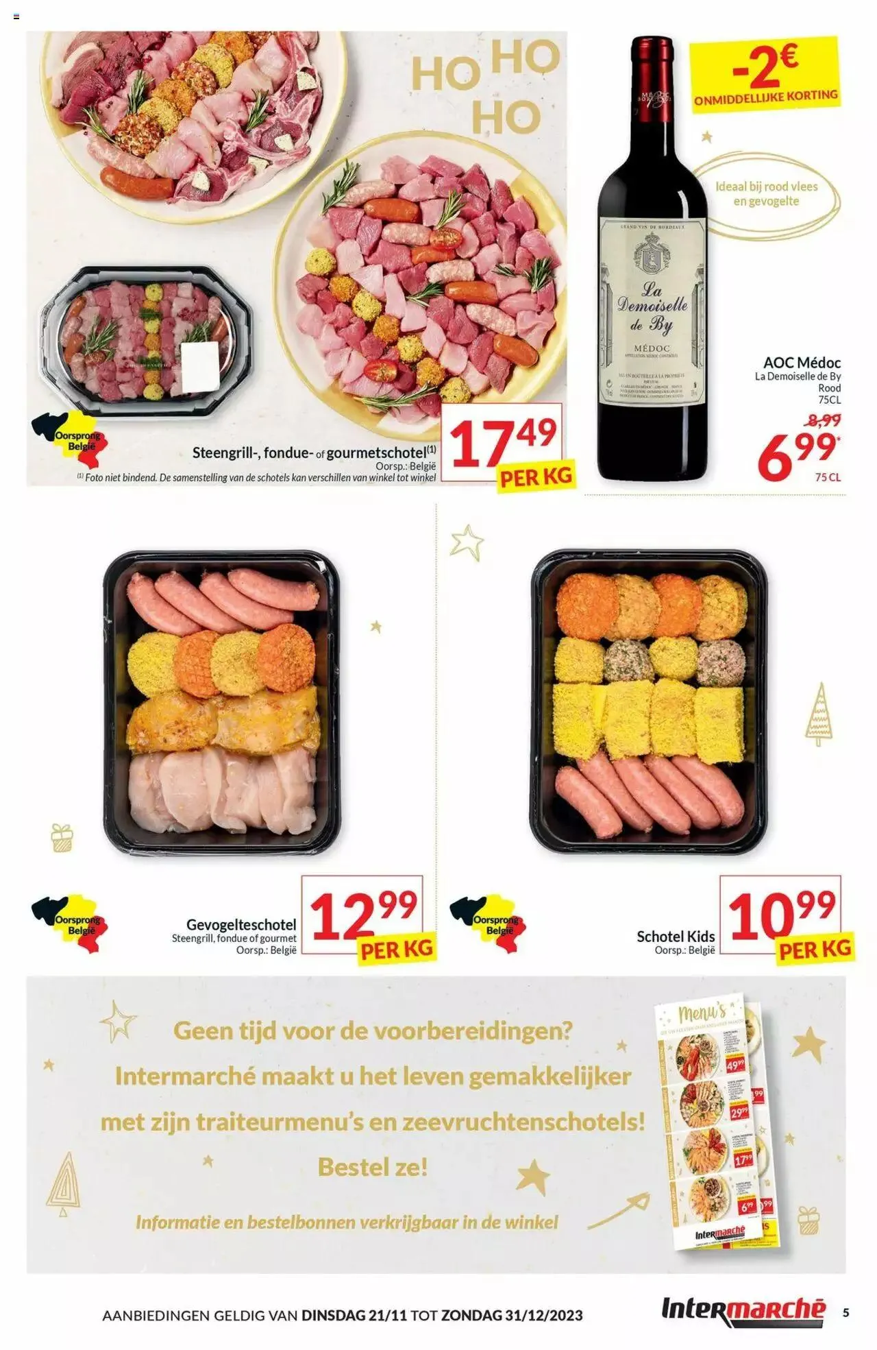 Intermarché Feestfolder van 31 december tot 31 december 2023 - folder pagina 5