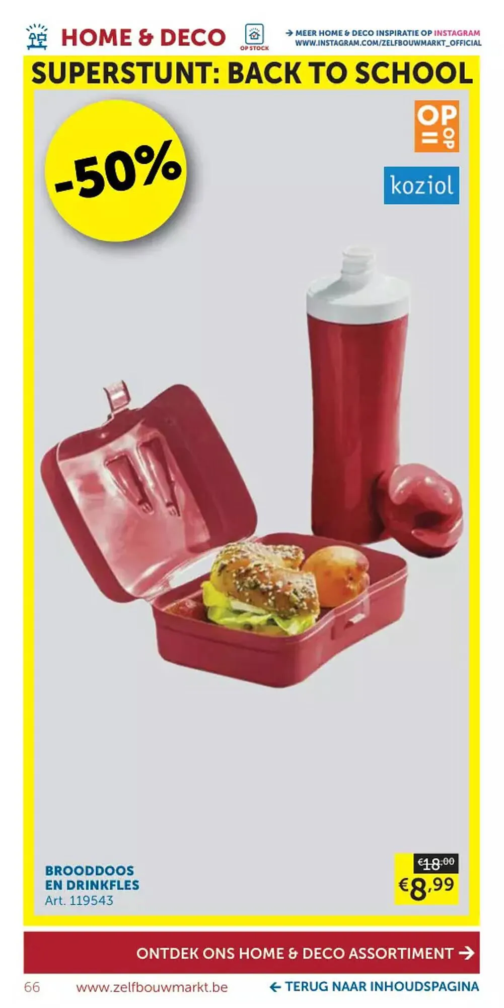 Zelfbouwmarkt folder van 15 augustus tot 18 september 2023 - folder pagina 66