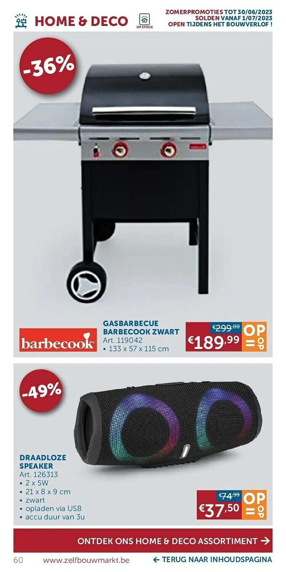 Zelfbouwmarkt folder van 20 juni tot 17 juli 2023 - folder pagina 60