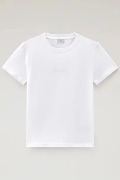 WOOLRICH LOGO T-SHIRT