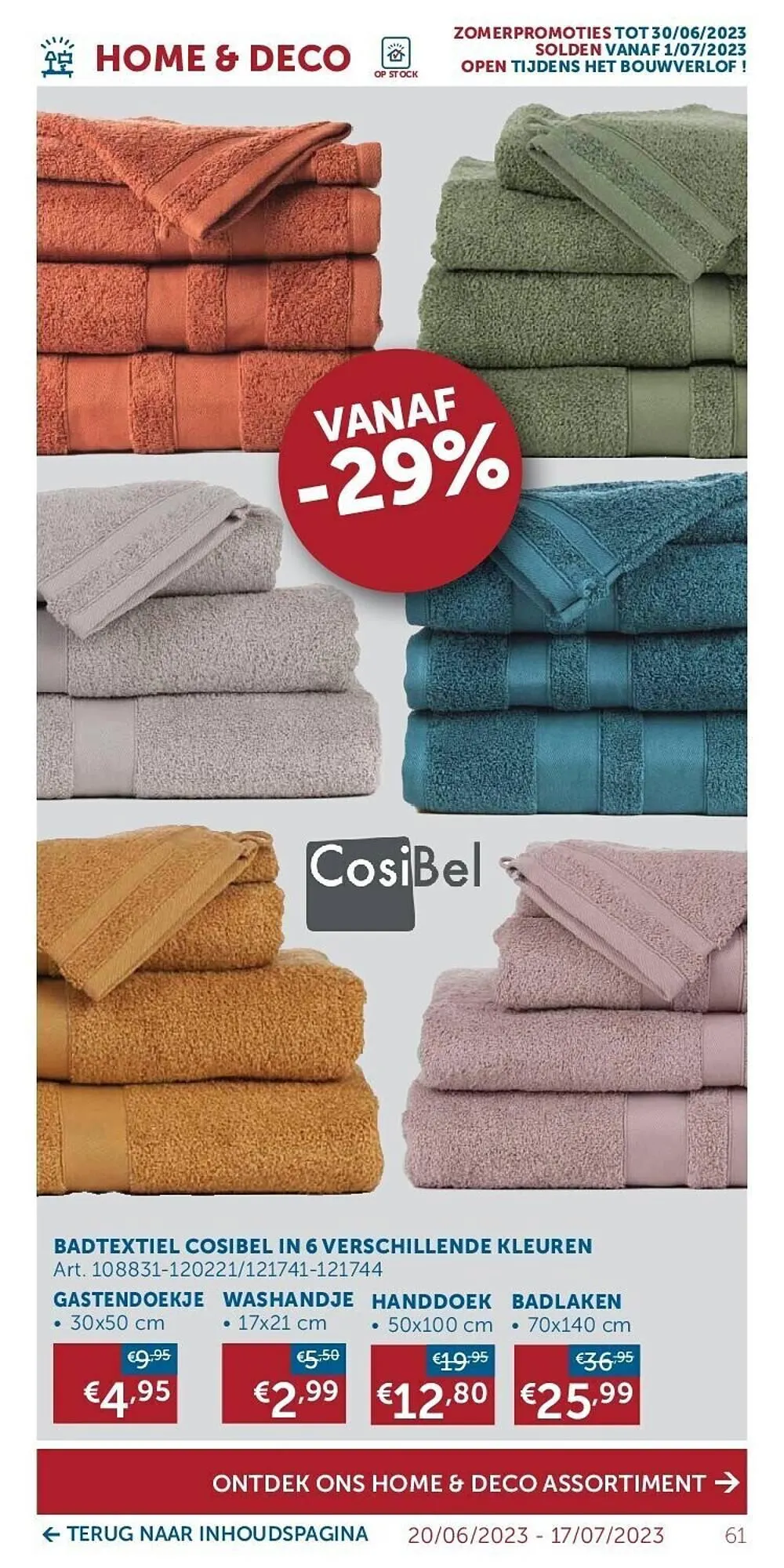 Zelfbouwmarkt folder van 20 juni tot 17 juli 2023 - folder pagina 61