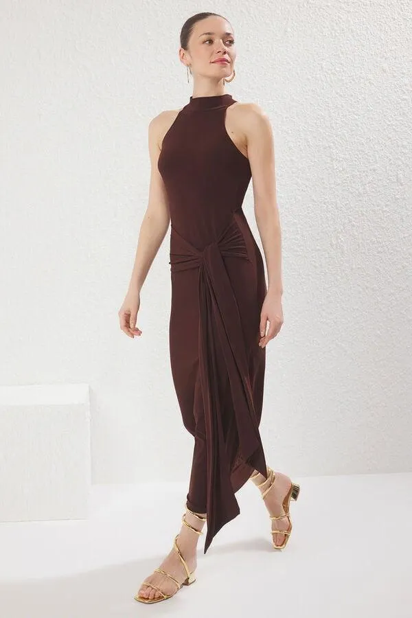 Vestido maxi ajustado