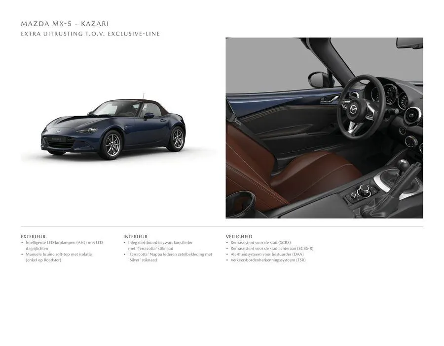 Brochure Mazda MX-5 van 13 oktober tot 13 oktober 2024 - folder pagina 14