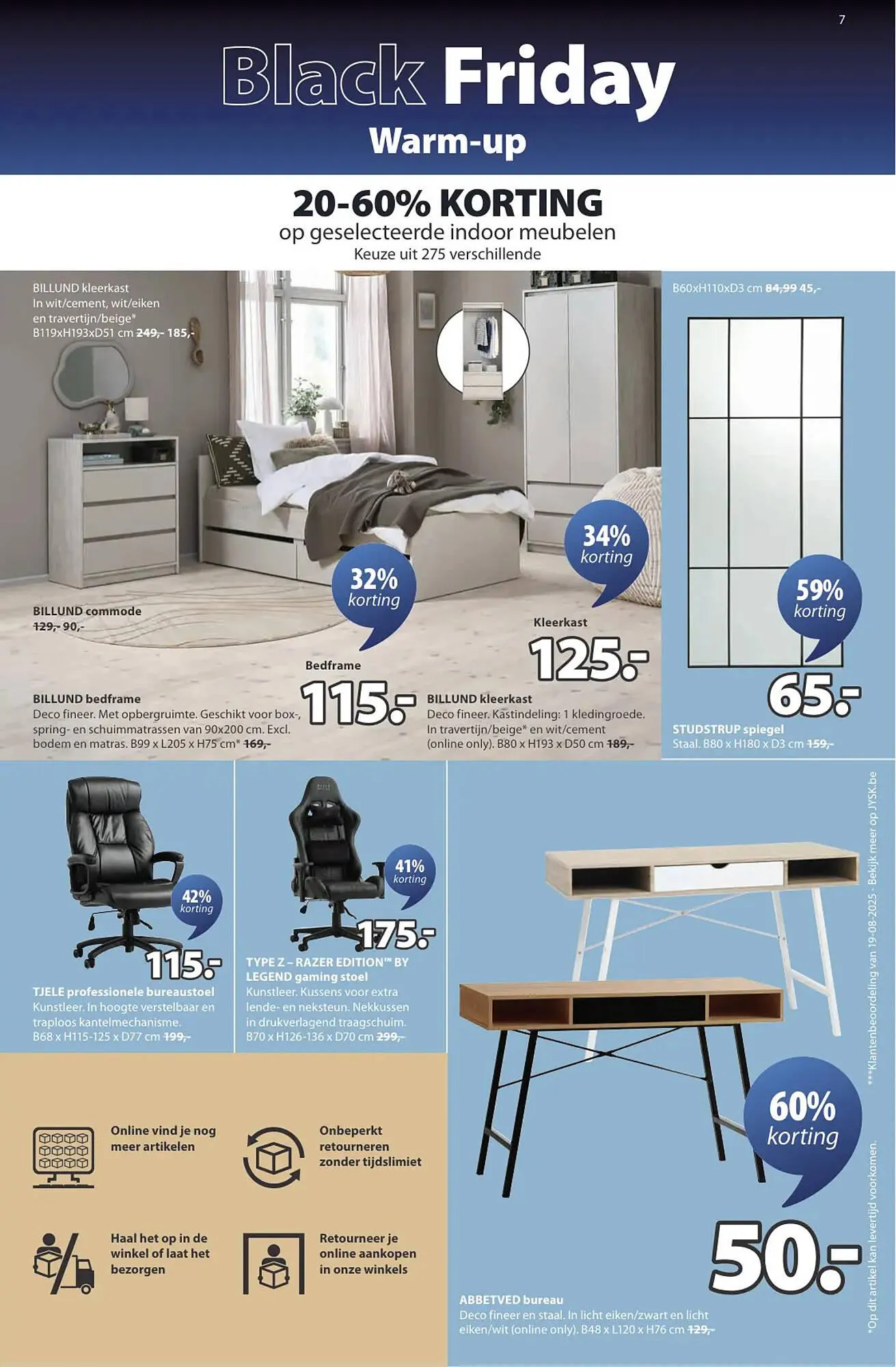 Jysk folder van 3 november tot 23 november 2025 - folder pagina 7