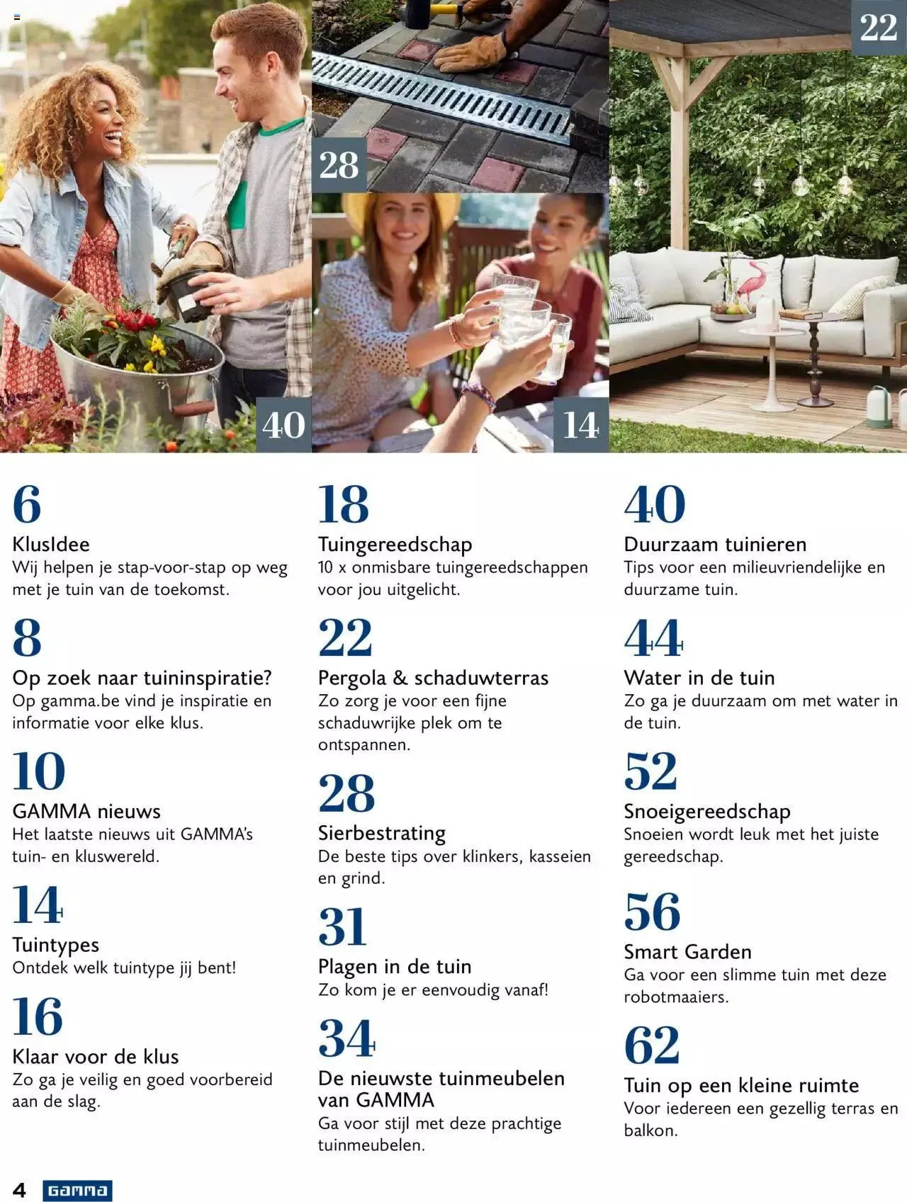GAMMA tuinmagazine 2022 van 22 maart tot 31 december 2023 - folder pagina 4