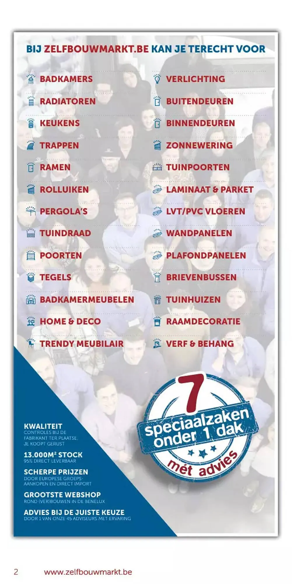 Zelfbouwmarkt folder van 15 augustus tot 18 september 2023 - folder pagina 2