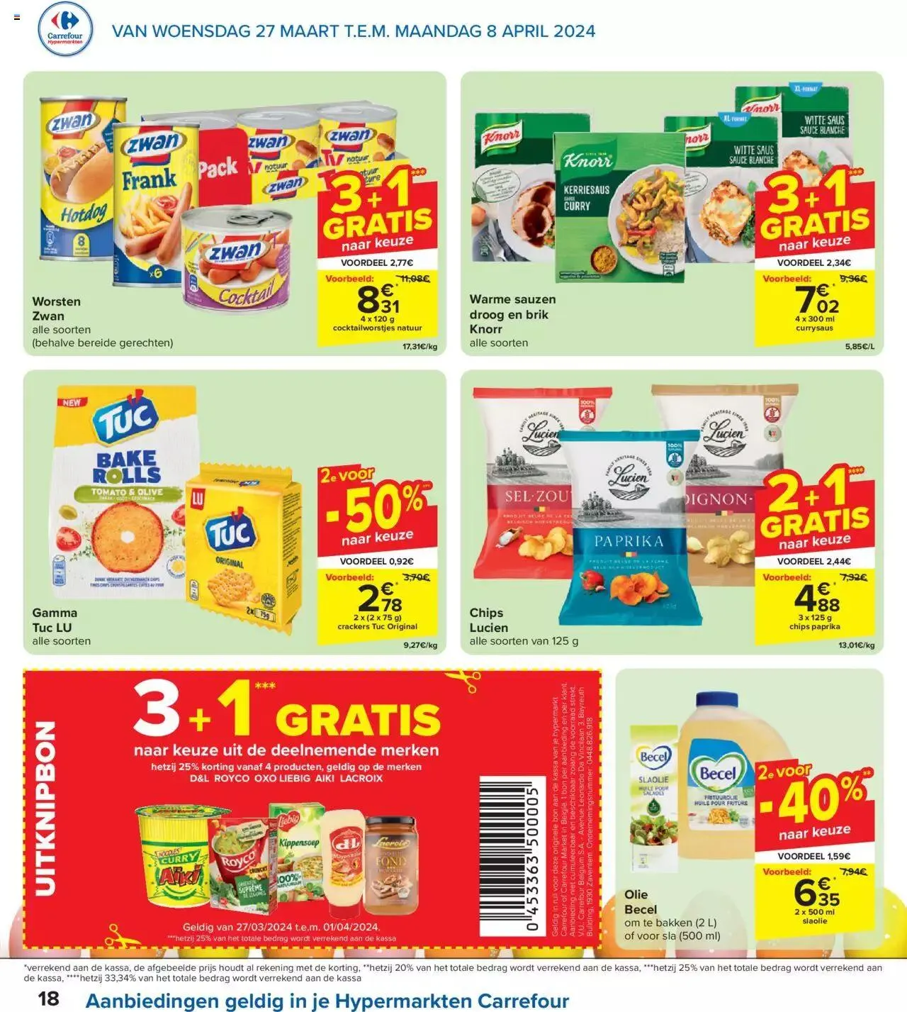 Carrefour folder week 13 van 8 april tot 30 maart 2024 - folder pagina 18