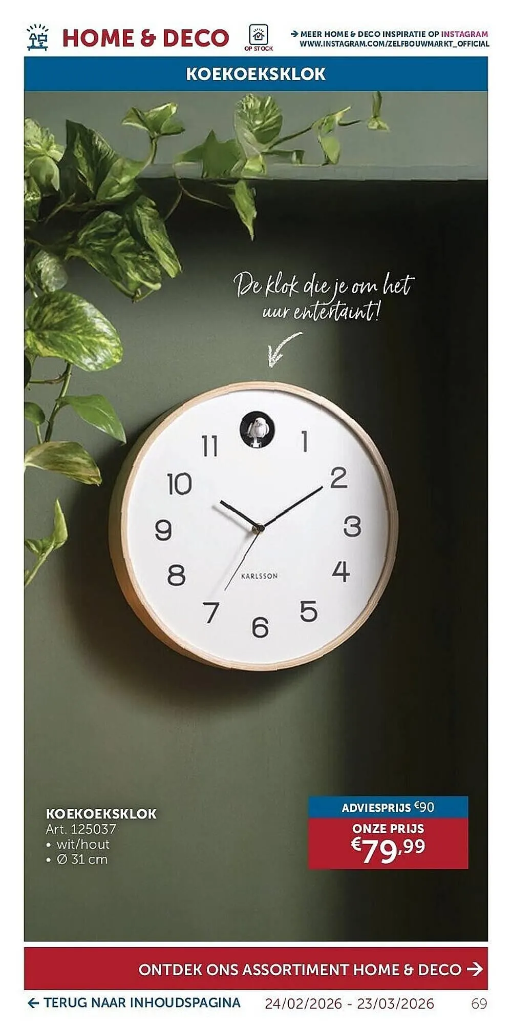 Zelfbouwmarkt folder van 24 februari tot 23 maart 2026 - folder pagina 69