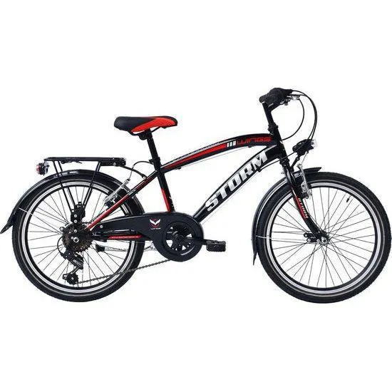 Storm 20 Inch 30 cm Jongens 6V V-Brakes Zwart