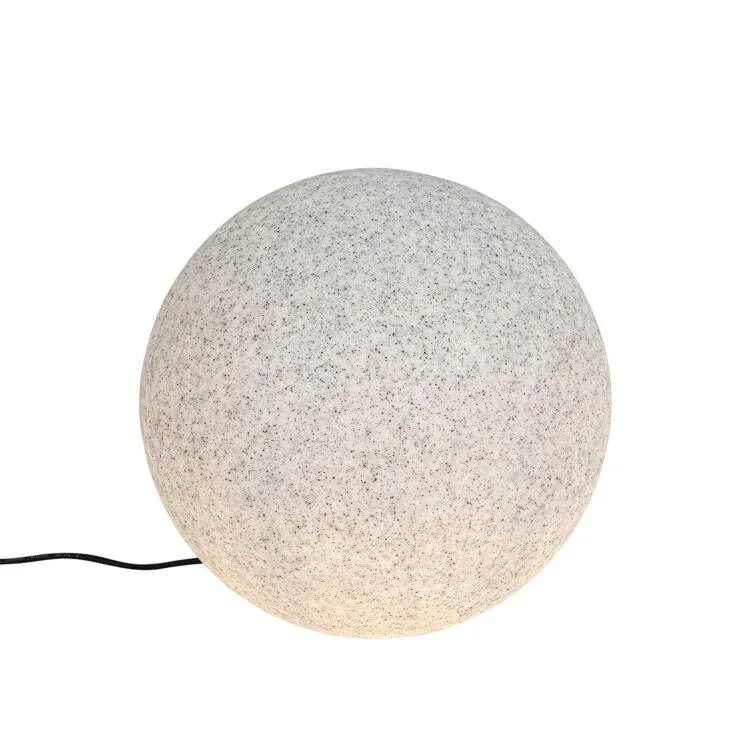 Moderne buitenlamp grijs 45 cm IP65 - Nura