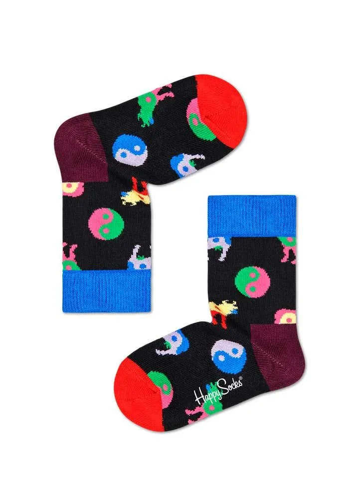 Kids Yin Yang Cow Sock