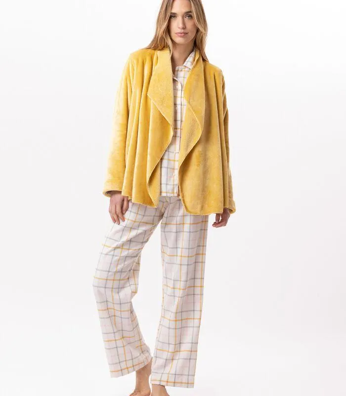 ESSENTIEL 873 pluchen flanellen jas