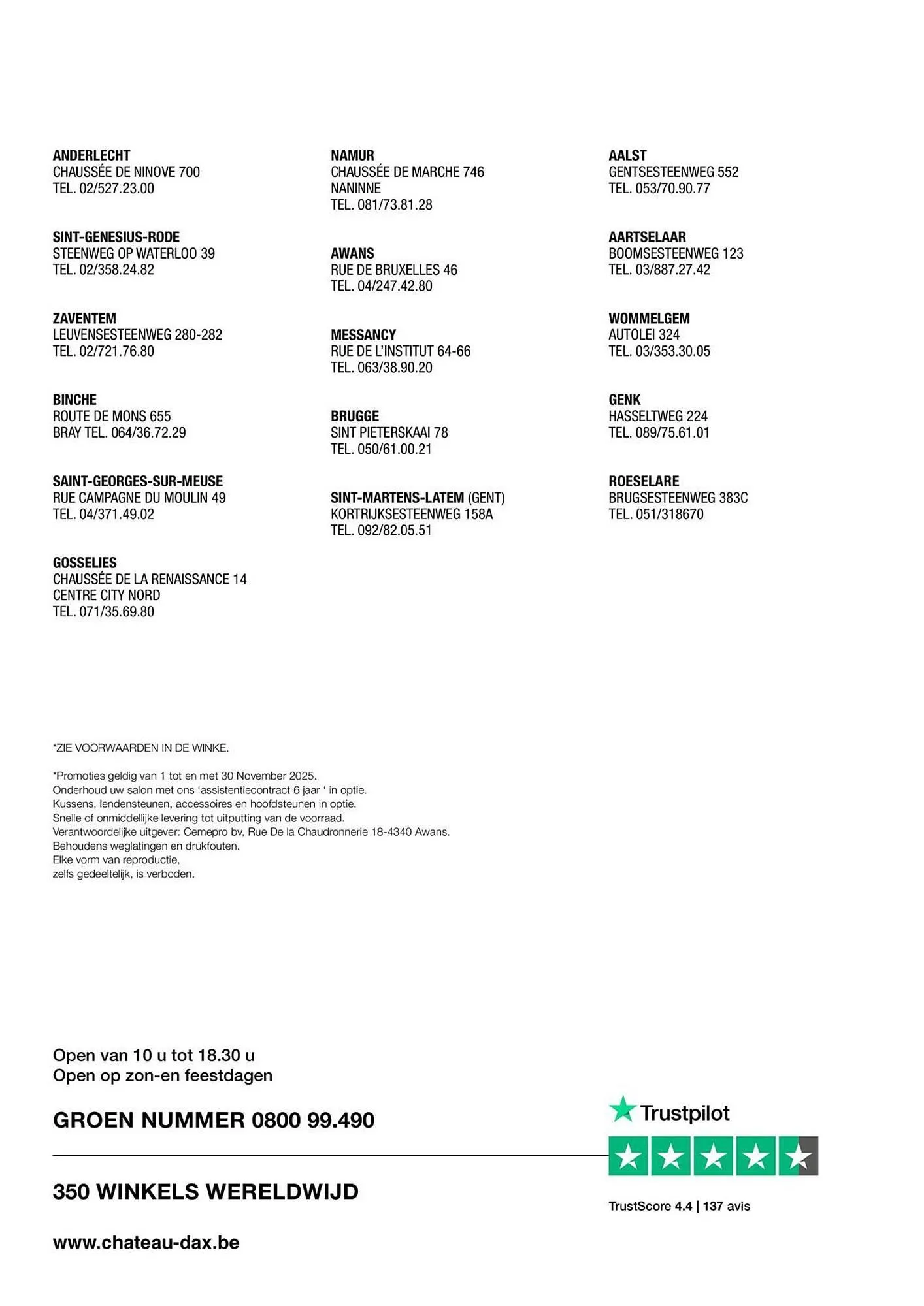 Chateau d'Ax folder van 3 november tot 1 december 2025 - folder pagina 44