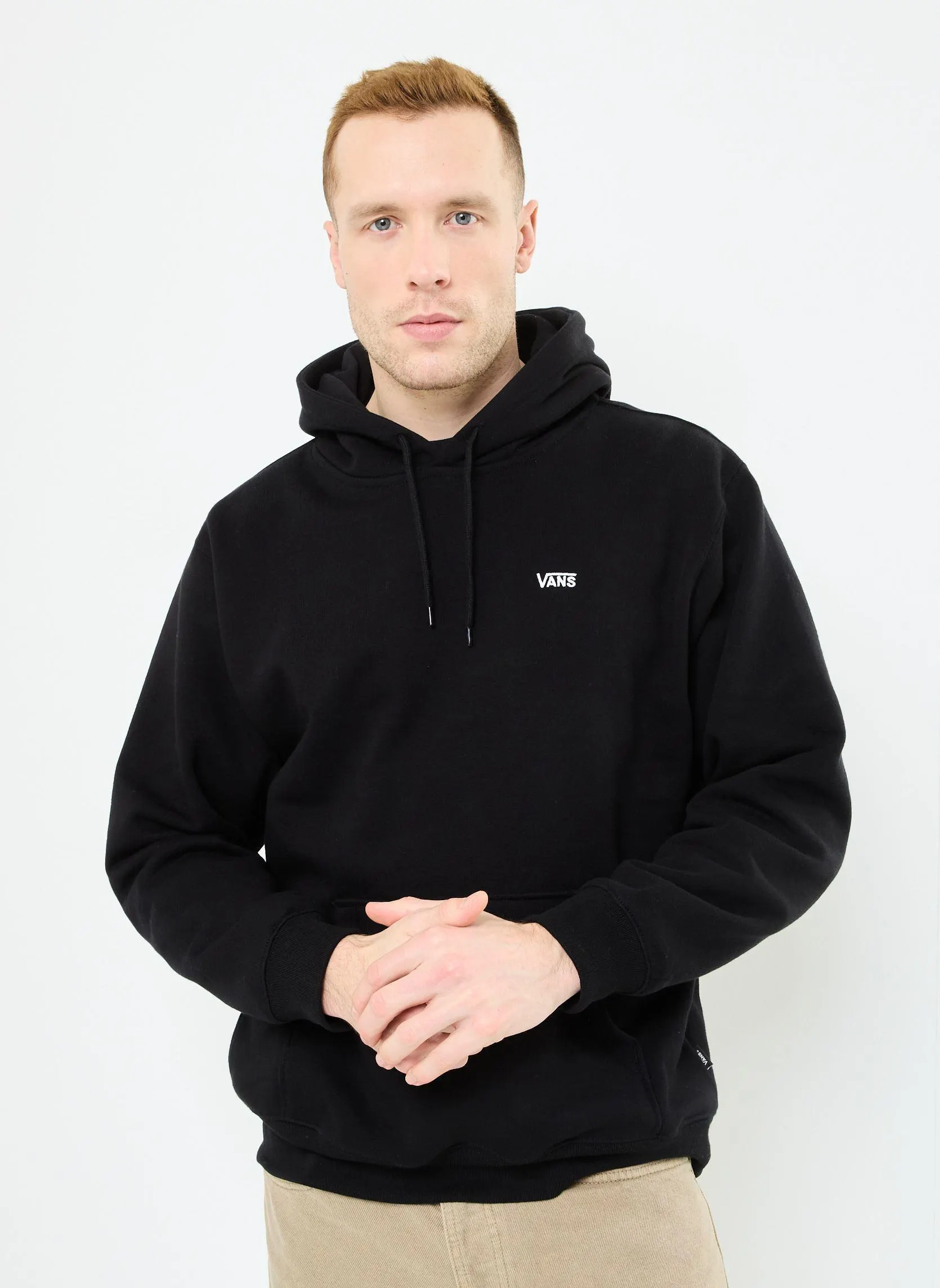 Hoodies LEFT CHEST II LOOSE PO heren zwart