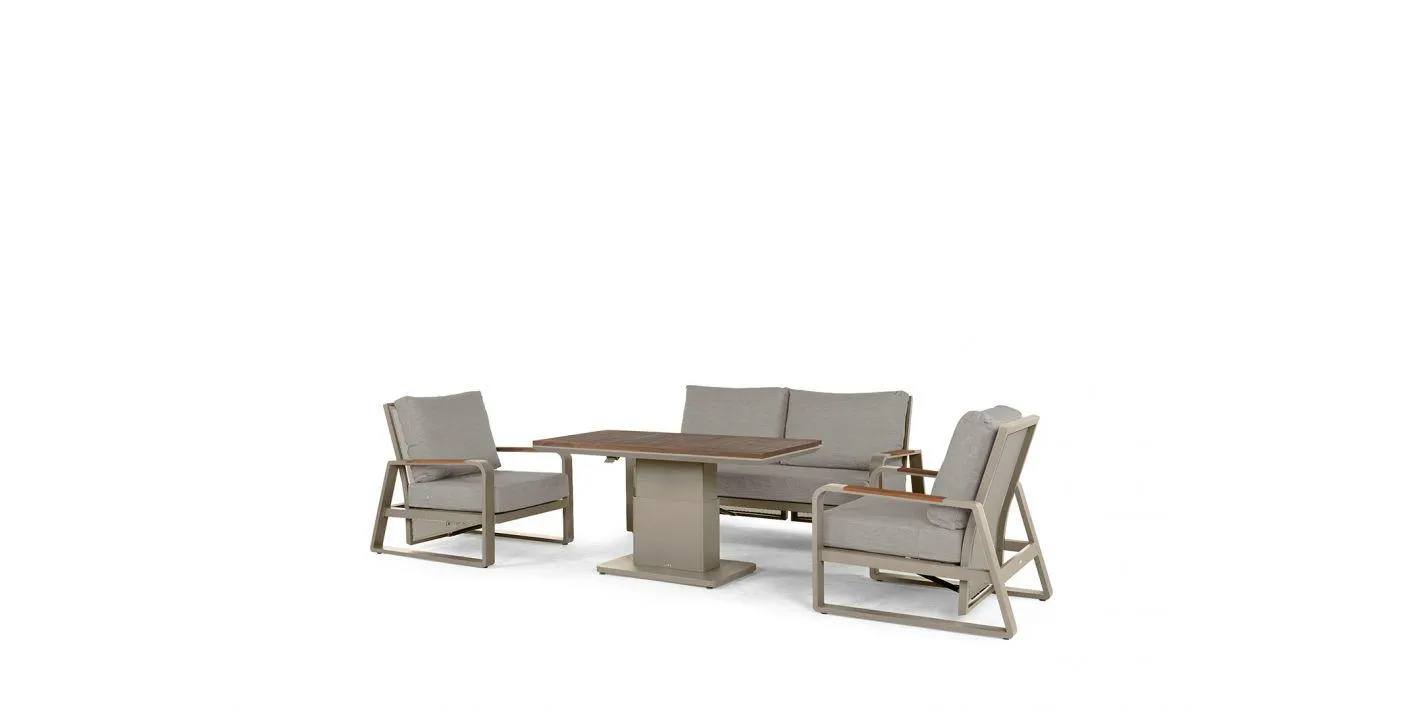Loungeset Montana 4 personen - 2-zits bank - 2 stoelen