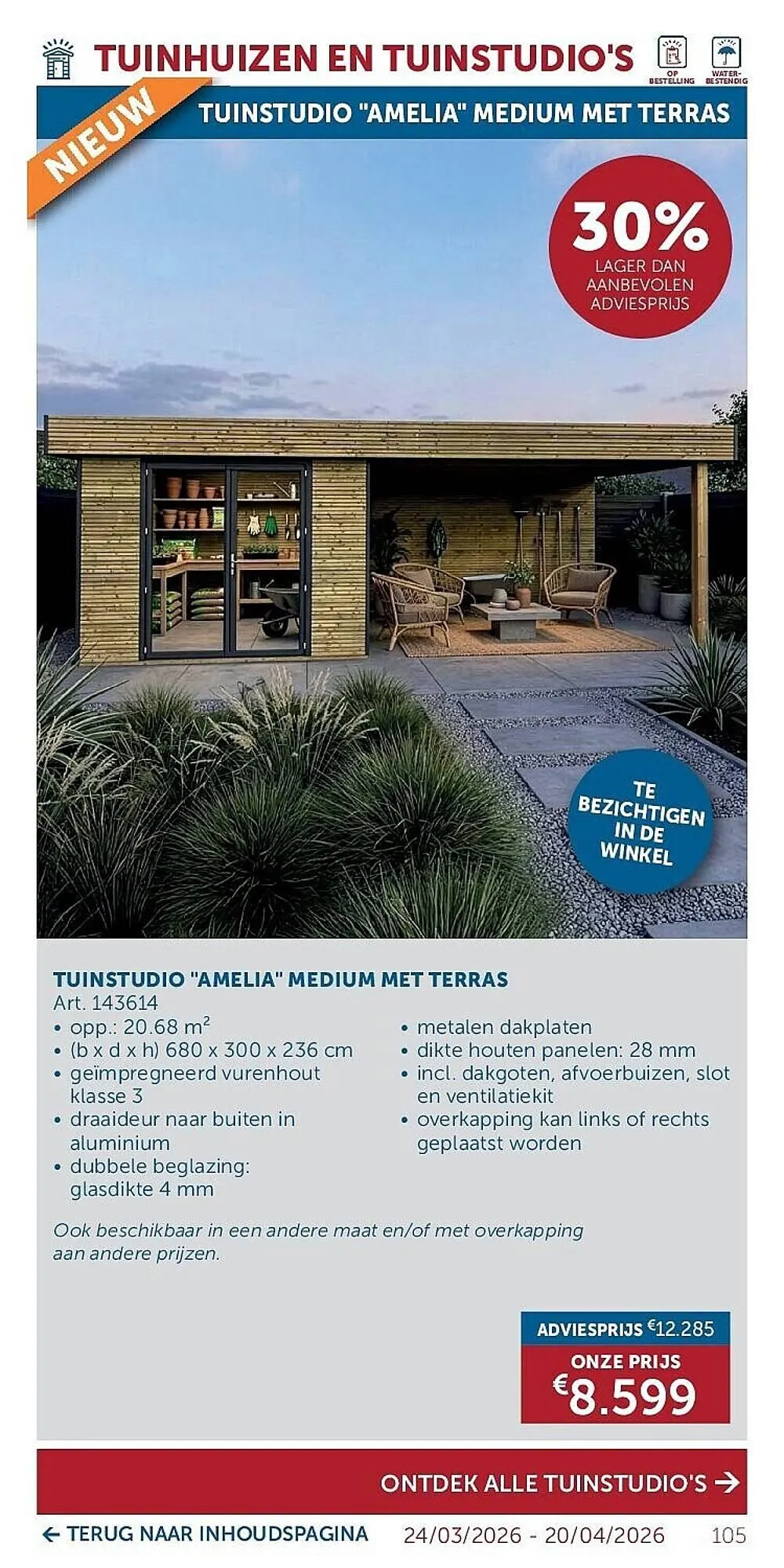 Zelfbouwmarkt folder van 24 maart tot 20 april 2026 - folder pagina 105