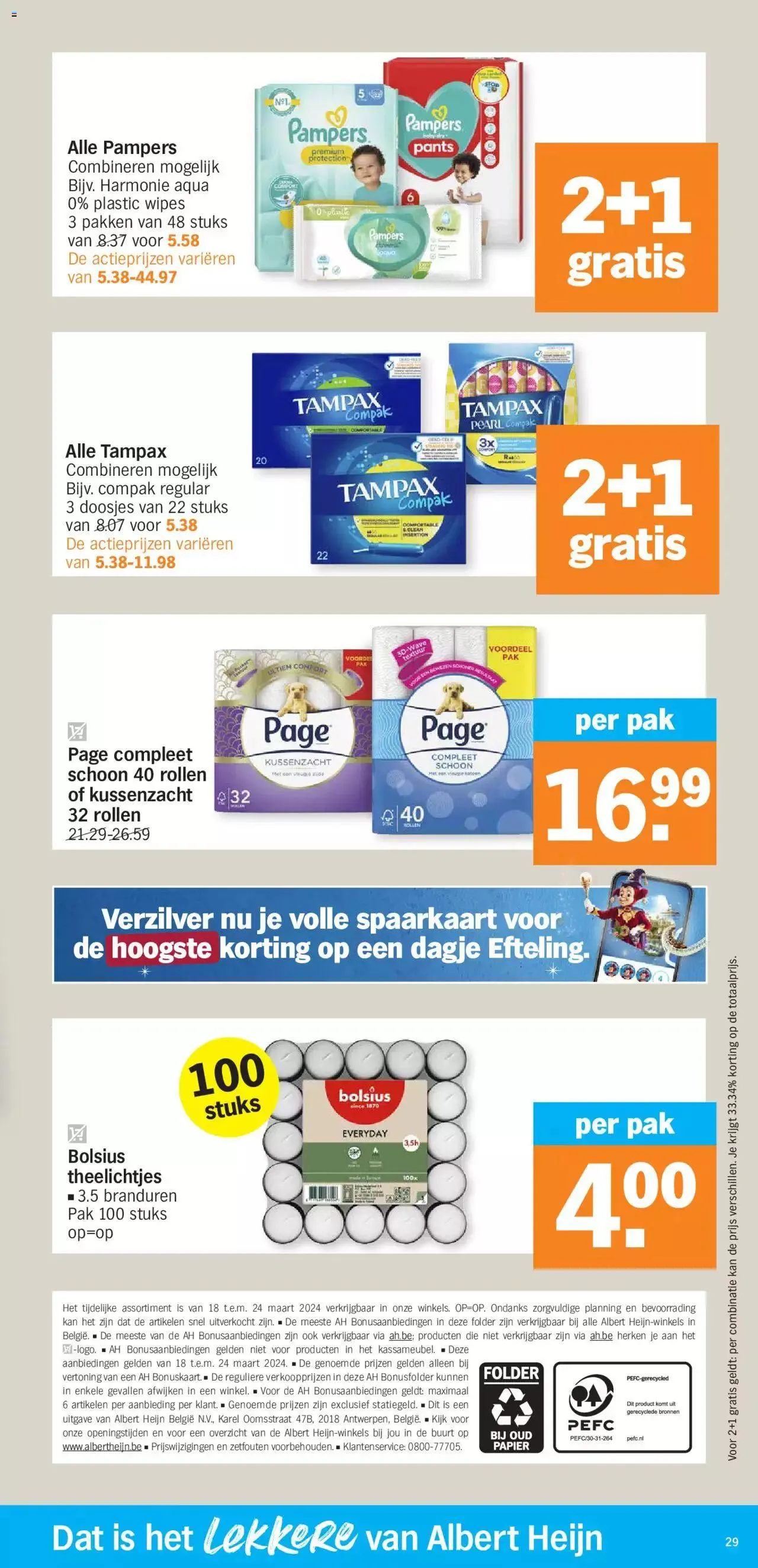 Albert Heijn folder week / de la semaine 12 van 24 maart tot 23 maart 2024 - folder pagina 29