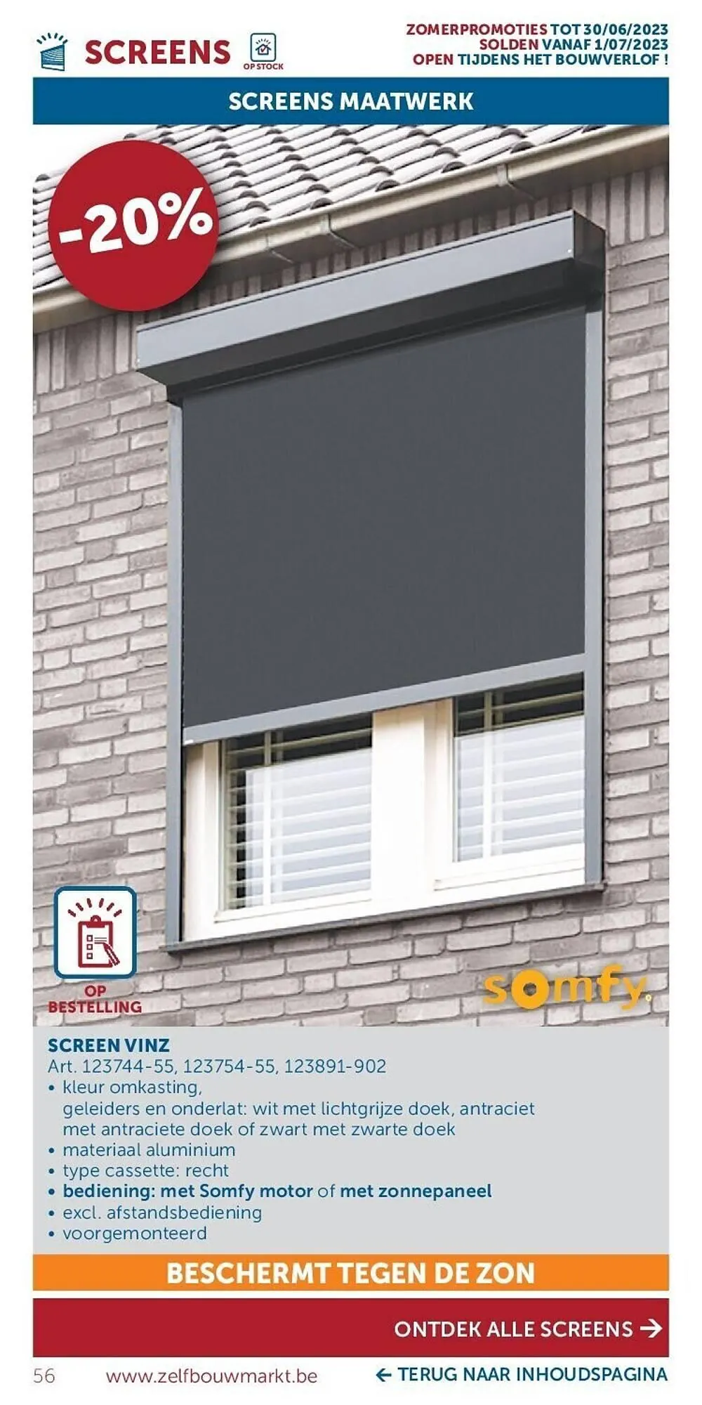 Zelfbouwmarkt folder van 20 juni tot 17 juli 2023 - folder pagina 56