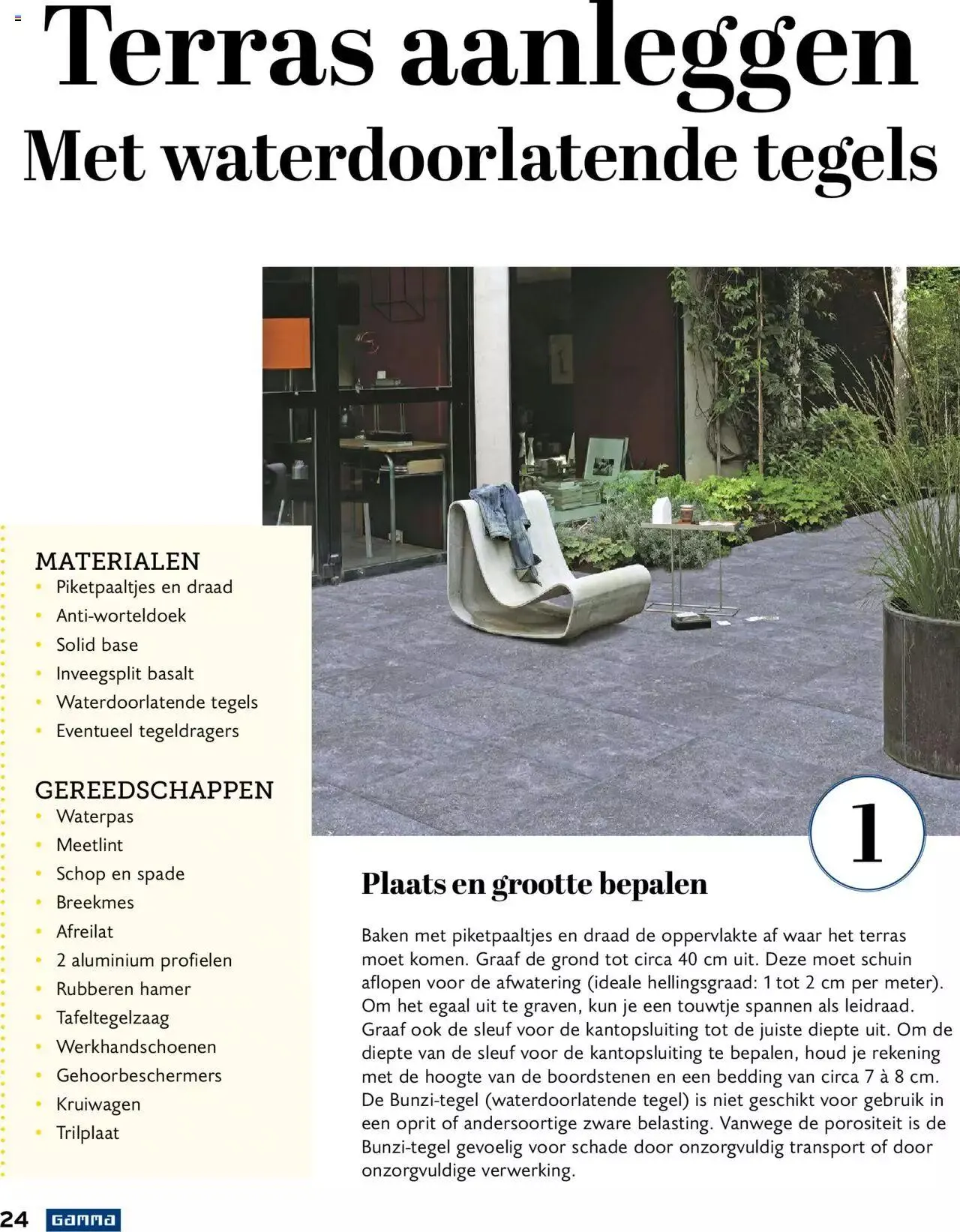 GAMMA tuinmagazine 2022 van 22 maart tot 31 december 2023 - folder pagina 24