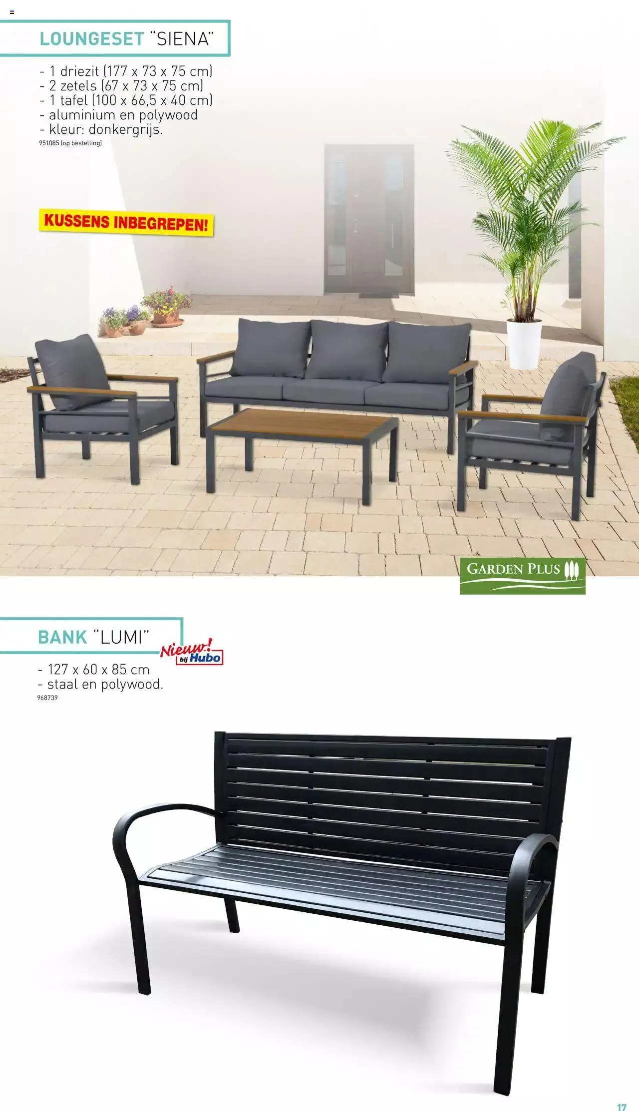 Hubo - Tuinmeubelen Special 2023 van 30 juni tot 31 december 2023 - folder pagina 17