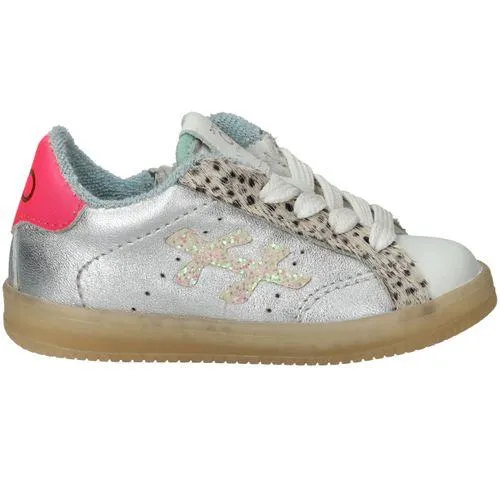 Pinocchio Sneakers Zilver Meisjes