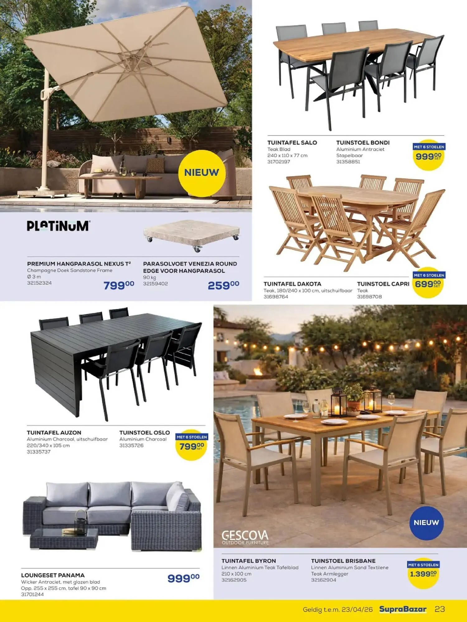 Supra Bazar folder van 20 maart tot 23 april 2026 - folder pagina 23