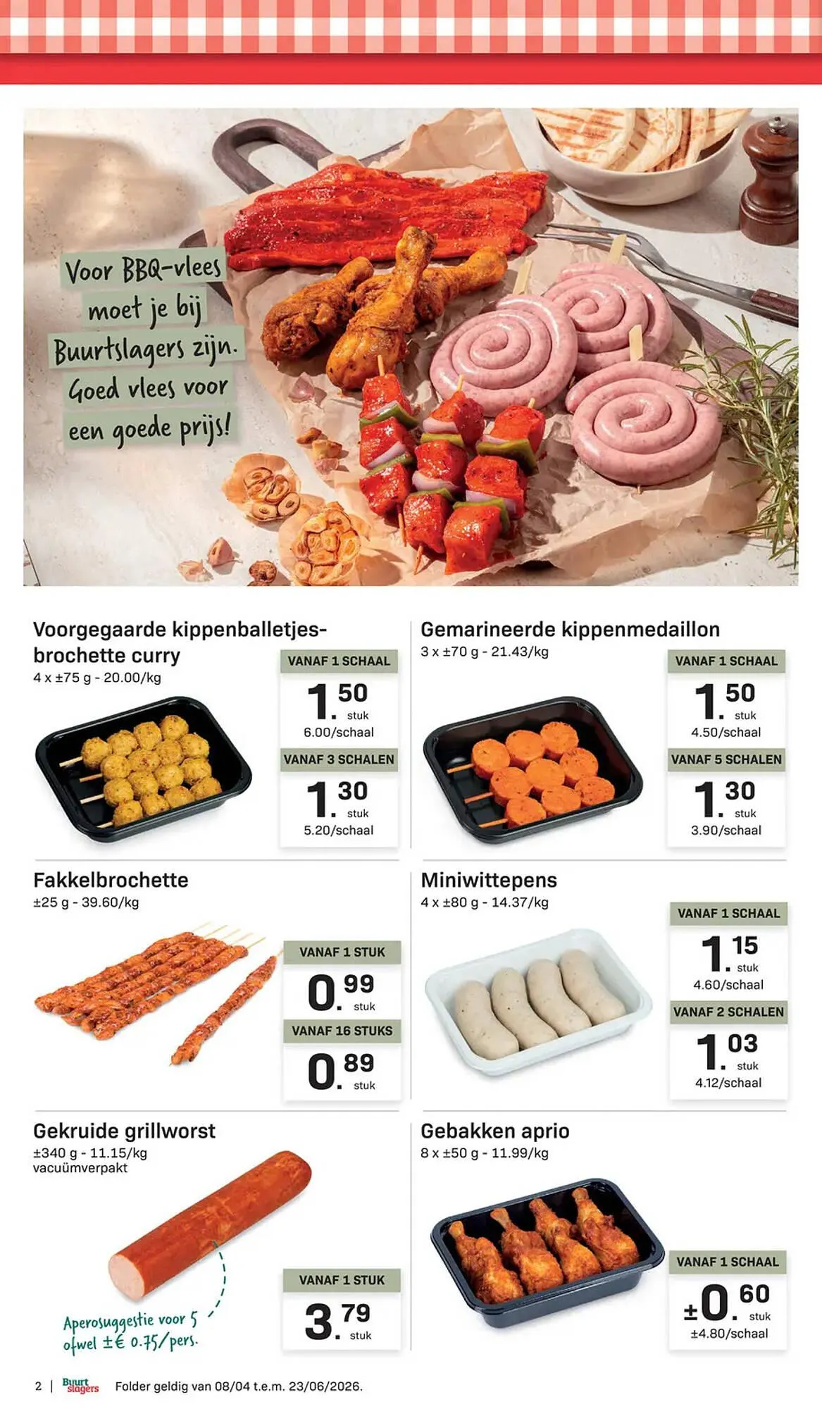 Buurtslagers folder van 8 april tot 23 april 2026 - folder pagina 2