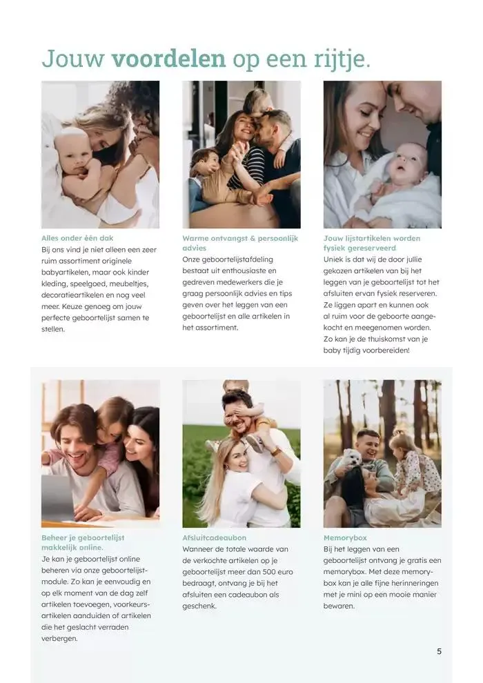 Babycatalogus  van 10 februari tot 31 december 2025 - folder pagina 5