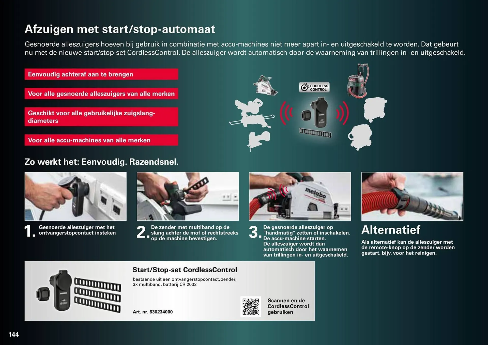 Metabo folder van 7 maart tot 31 december 2024 - folder pagina 144