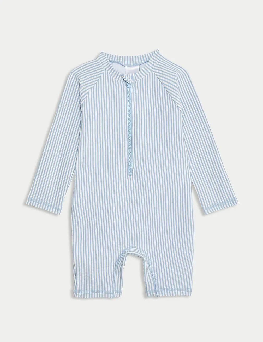 Striped Long Sleeve Swim All In One (0-3 Yrs)