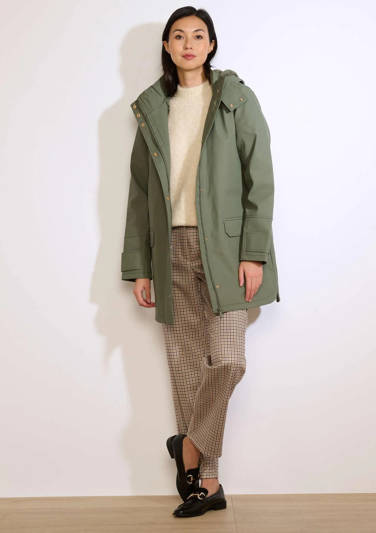 Padded waterproof parka