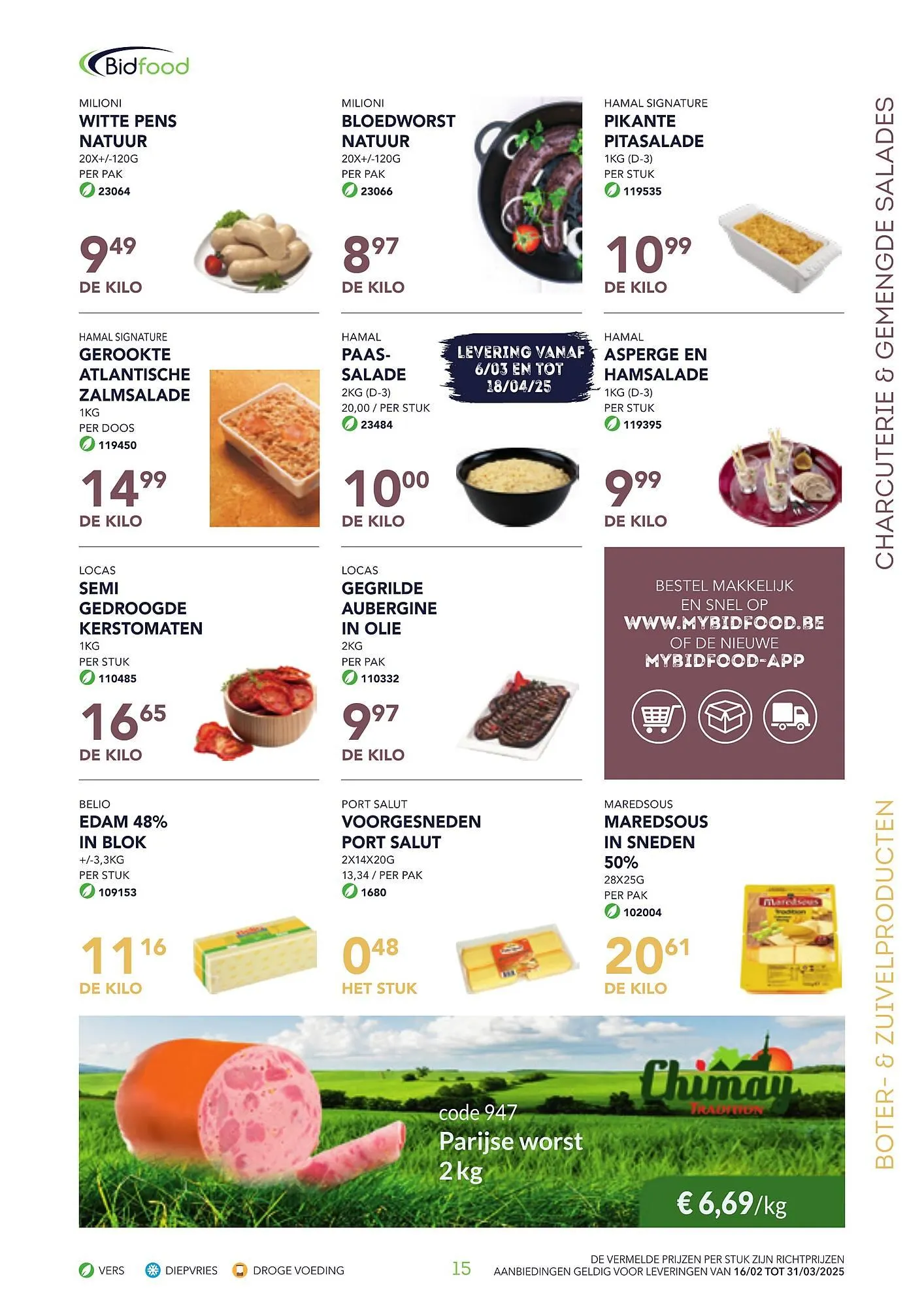 Bidfood folder van 16 februari tot 31 maart 2025 - folder pagina 15