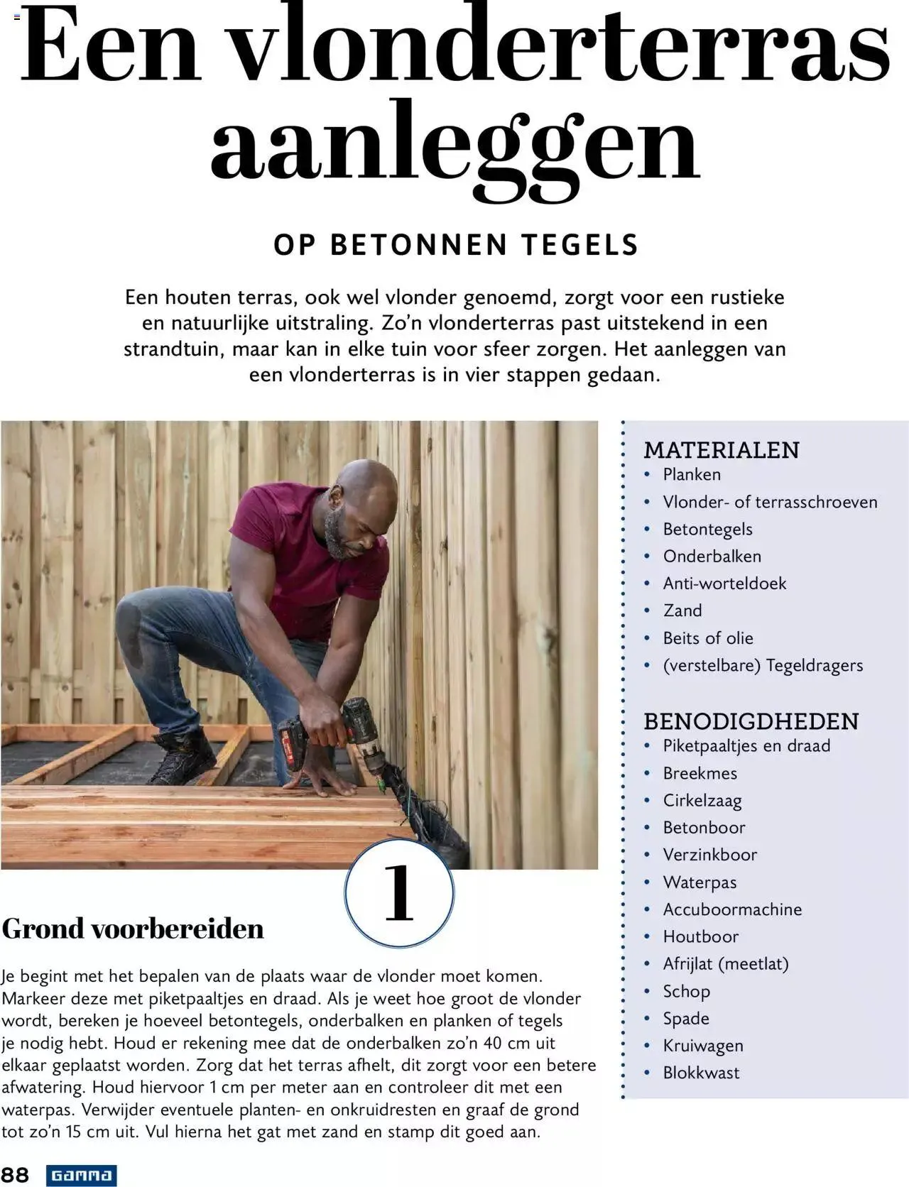 GAMMA tuinmagazine 2022 van 22 maart tot 31 december 2023 - folder pagina 88