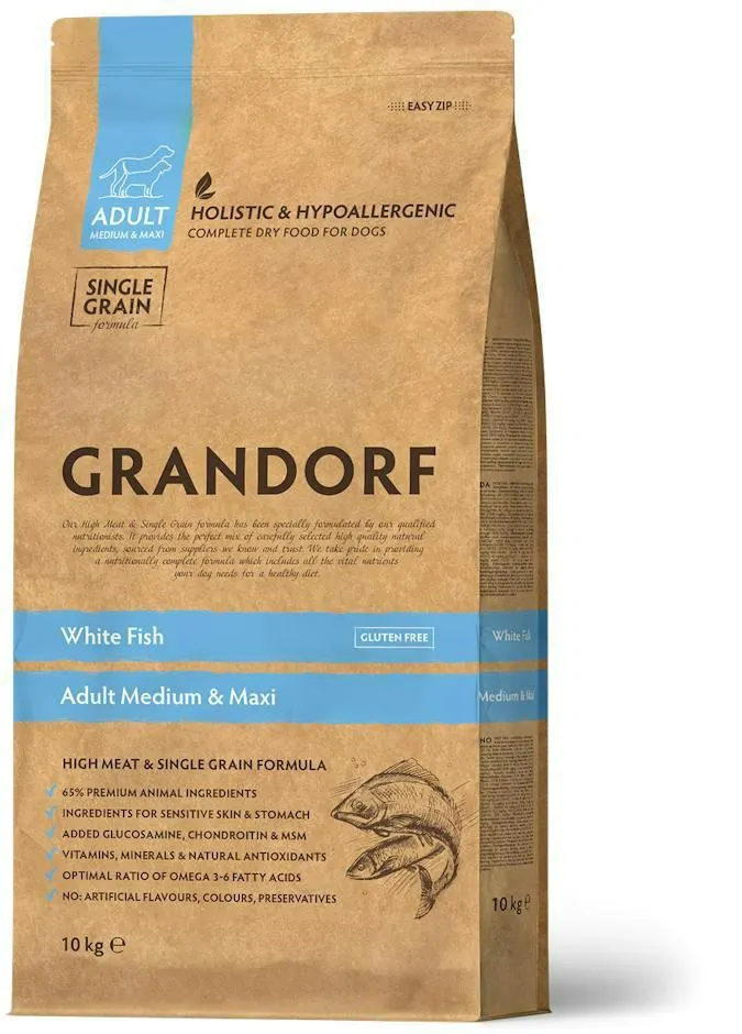 Grandorf - White Fish Adult Medium & Maxi Breeds 10kg