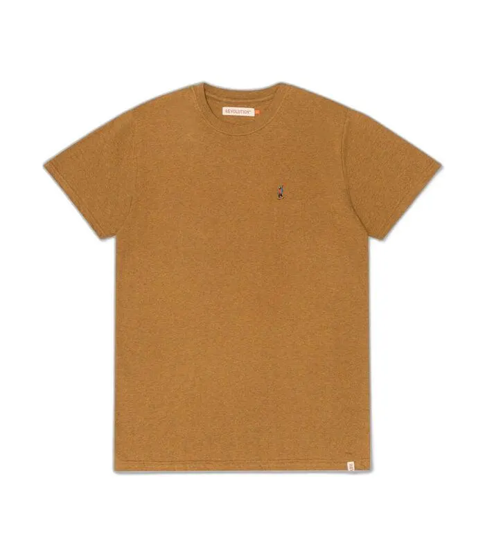 T-shirt met borduursel op borst