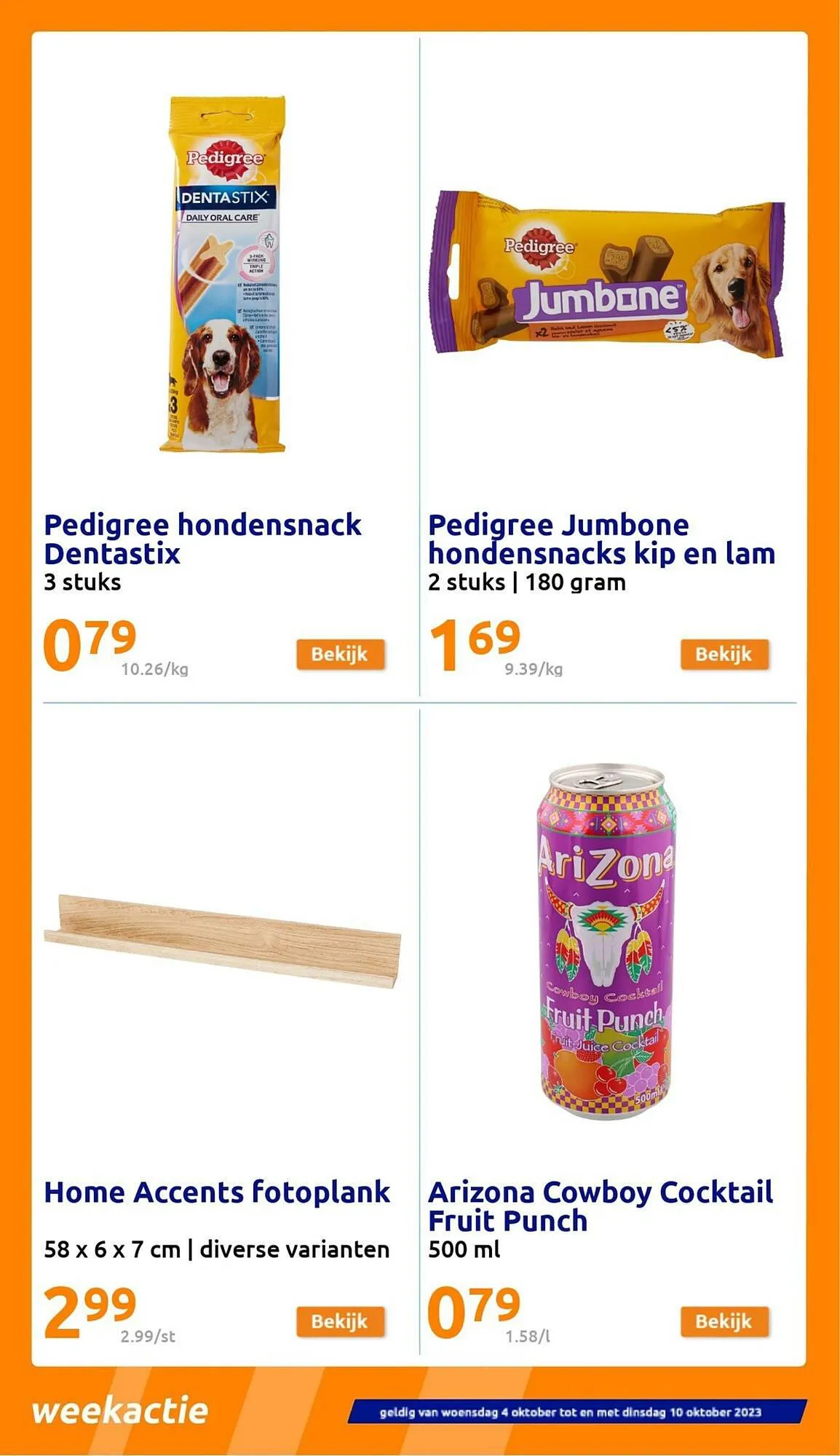 Action Folder van 9 oktober tot 9 oktober 2023 - folder pagina 1