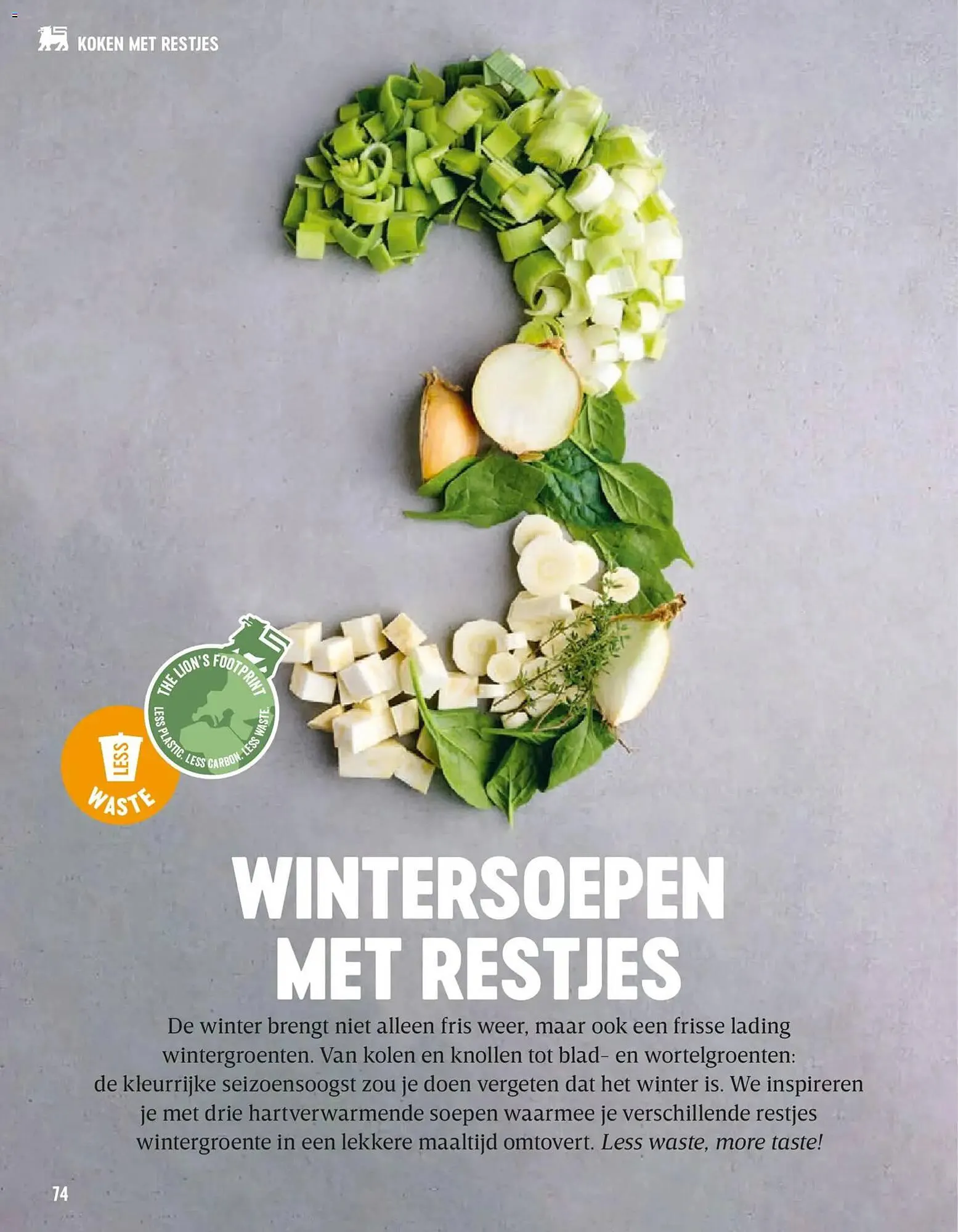 Delhaize magazine van 23 januari tot 31 maart 2026 - folder pagina 74