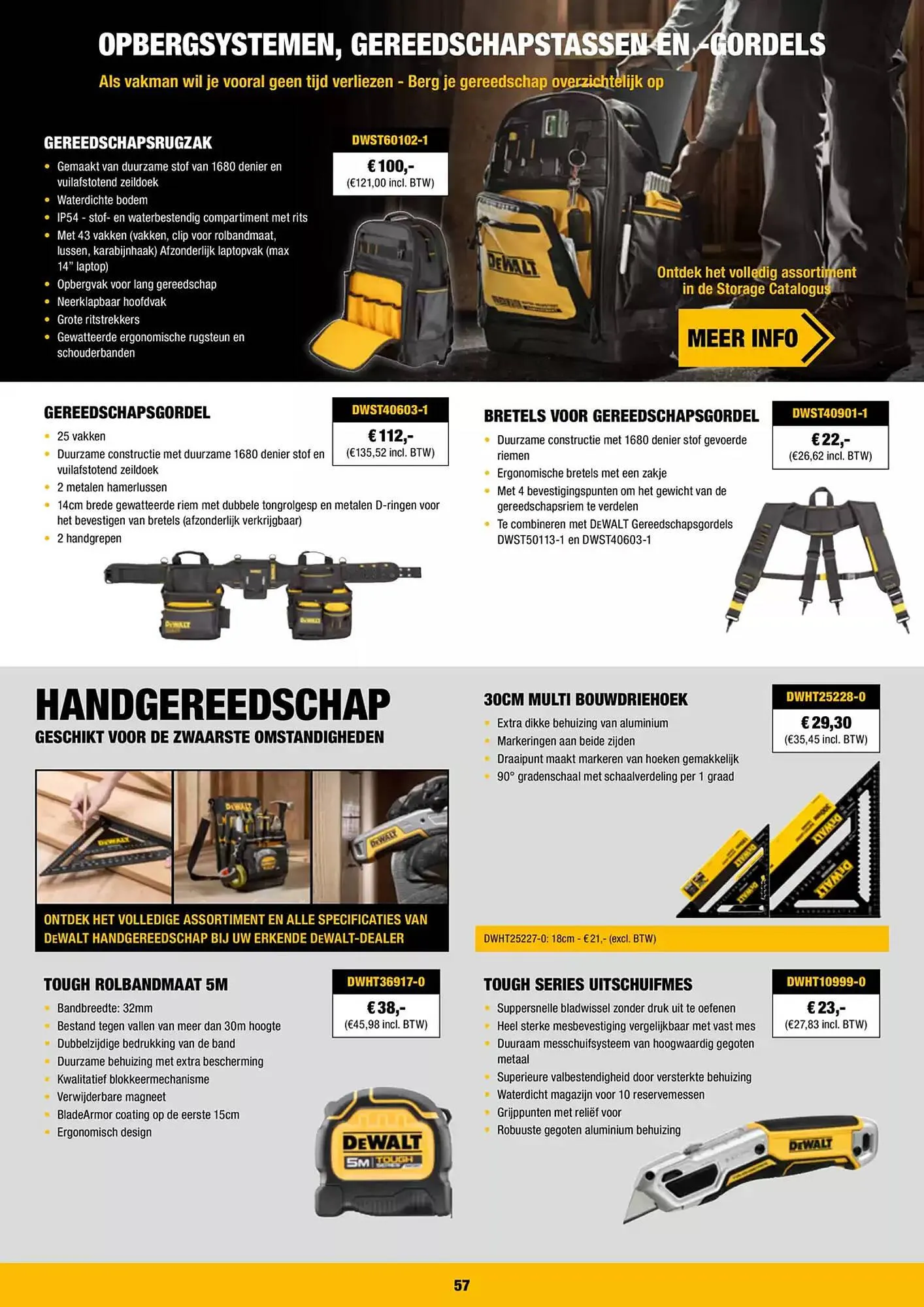 DeWALT folder van 3 februari tot 31 augustus 2025 - folder pagina 57