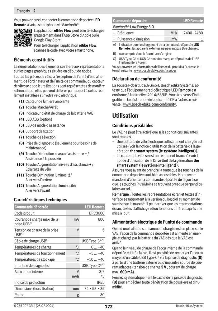 Electric Bike Manual van 12 februari tot 12 augustus 2025 - folder pagina 172