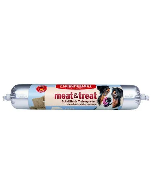 Fleischeslust Singleshot - Meat & Treat Fish - Hondenvoer - Vis 80 g