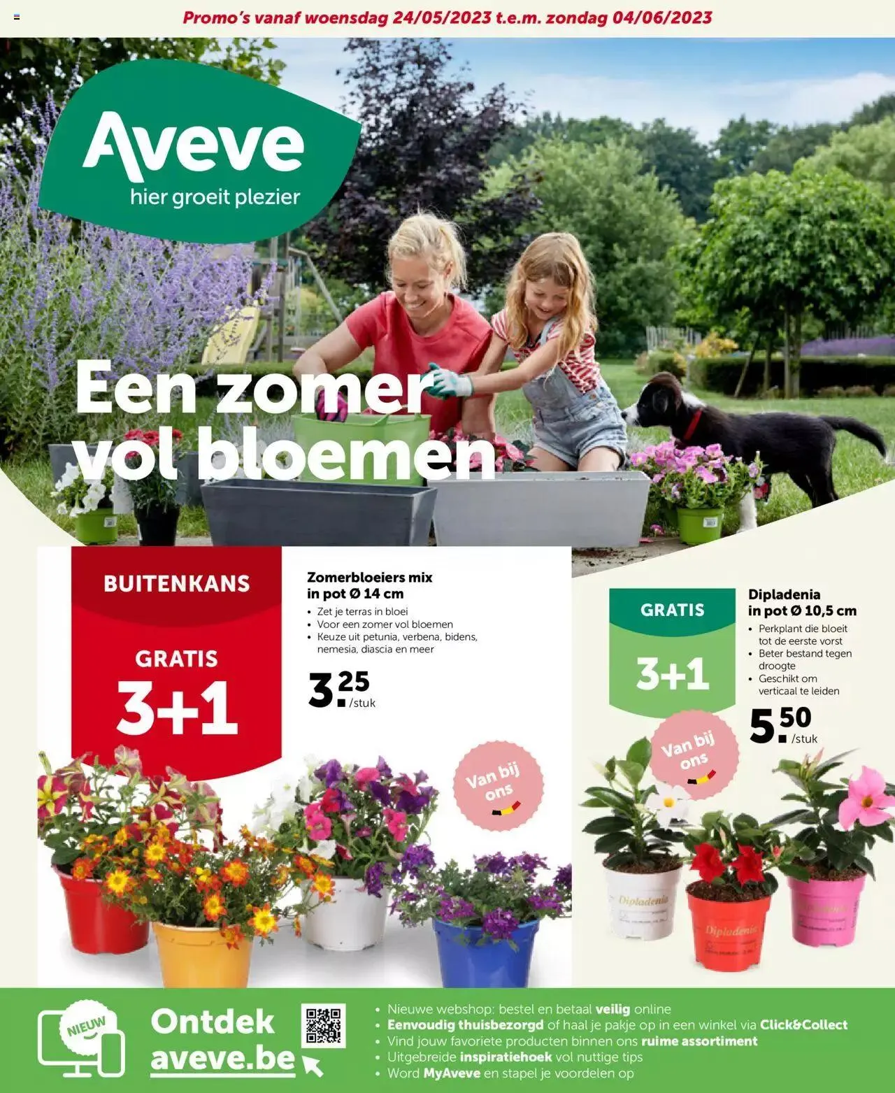 Aveve folder van 4 juni tot 31 december 2023 - folder pagina 1