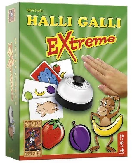 999 Games Halli Galli Extreme Kaartspel 2-6 spelers (NL)