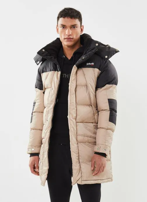 Schott Parka Doudoune à Capuche Beige
