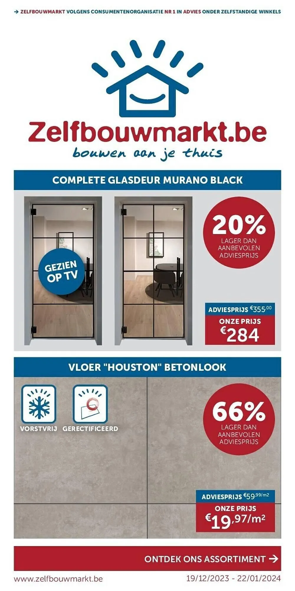 Zelfbouwmarkt folder van 19 december tot 22 januari 2024 - folder pagina 
