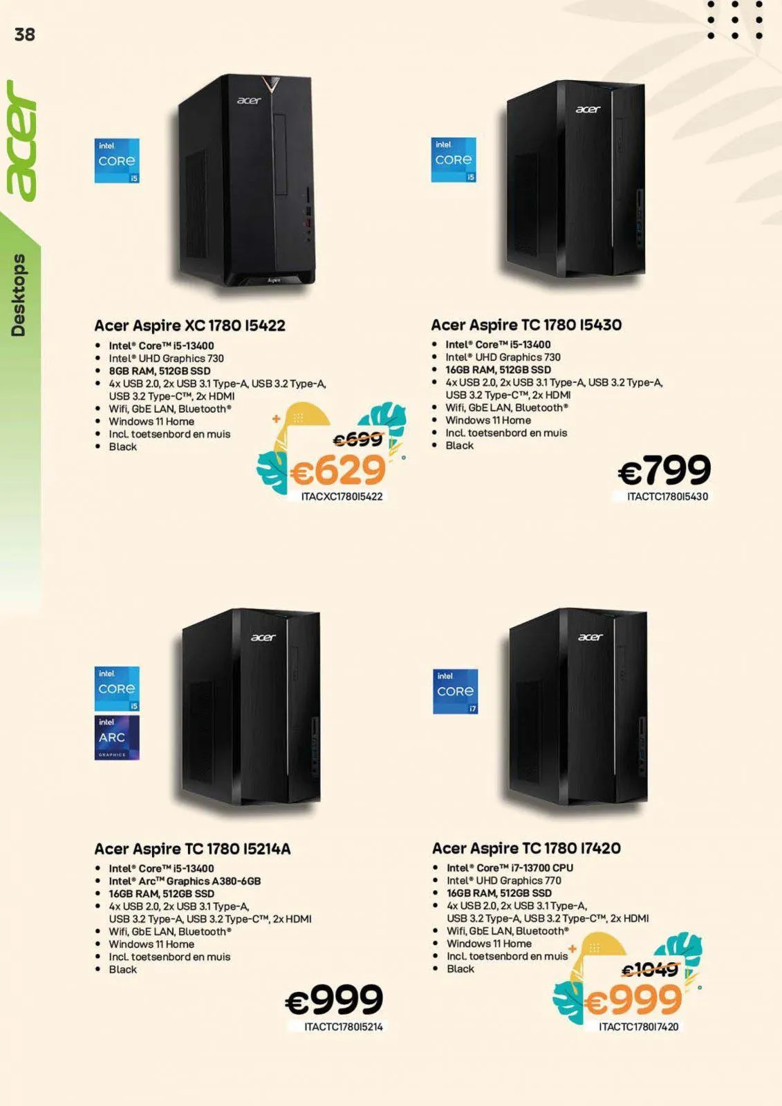 Compu Deals folder tot 31.07.2023 van 1 juli tot 31 juli 2023 - folder pagina 35